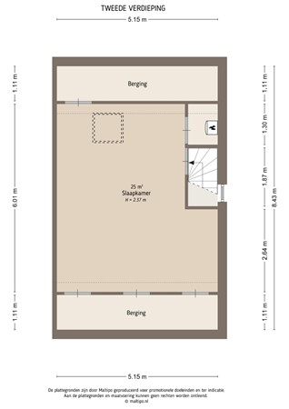 Floorplan - Laantje Van Van Iperen 31, 4142 EP Leerdam